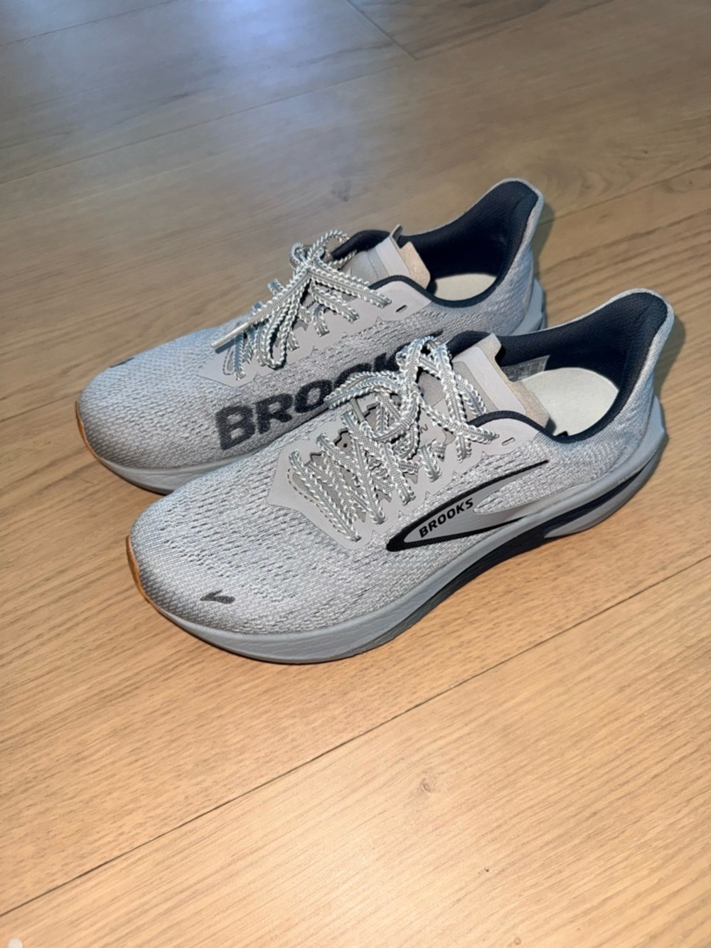 Brooks Women’s Running Shoes Sneakers- Light Gray with Black Accents - 8.5